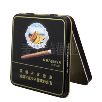 長城雪茄鐵皮盒-馬口鐵盒,鐵盒包裝