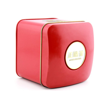 正方形復古紅茶馬口鐵盒包裝_茶葉通用包裝鐵罐廠家定制